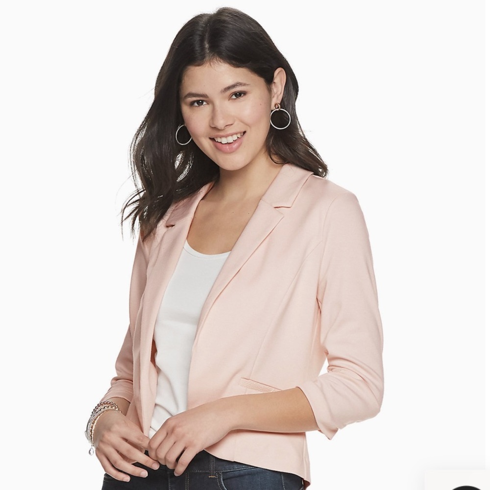 Candie’s Blazer in pale pinks size XL